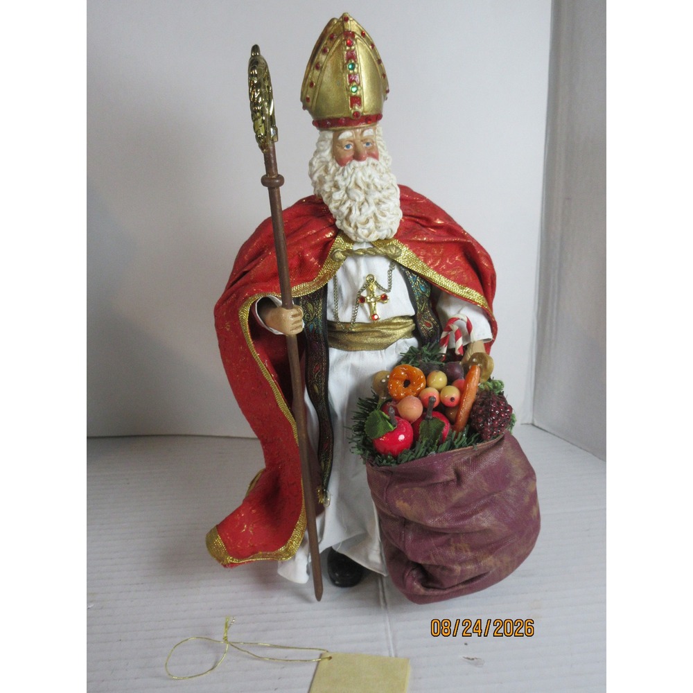 KSA Collectibles Fabriche St. Nicholas the Bishop Christmas Figurine Kurt Adler